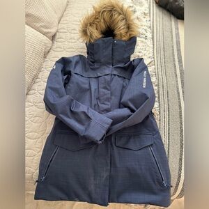 Helly Hansen Blue Quilted Jacket with Performance Features